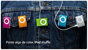 nuevos Apple ipods shuffle en colores